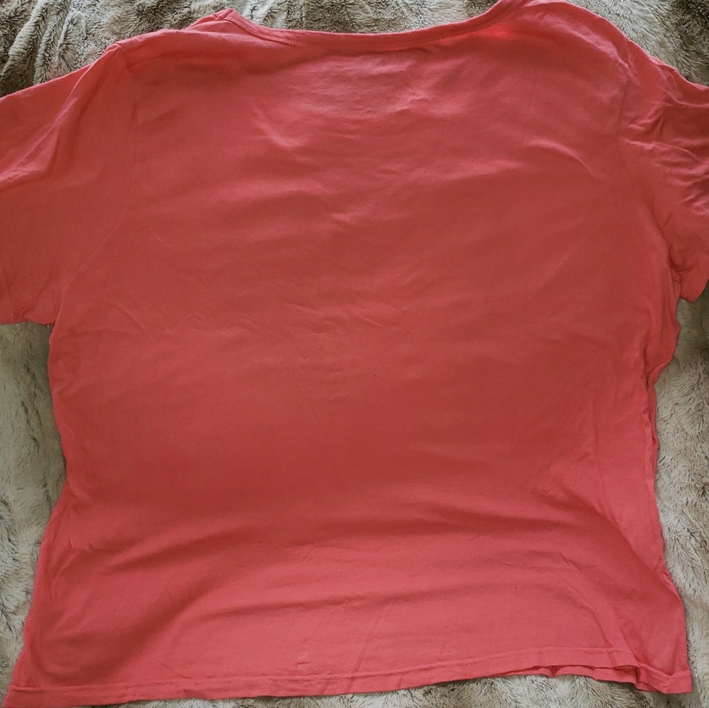 Metro One 3x Flawless dusty pink coral graphic tee - Picture 4 of 8